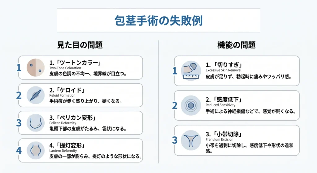 包茎手術の失敗とは?よくある7つの失敗例